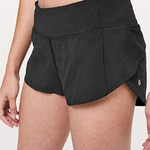 LULULEMON running black shorts